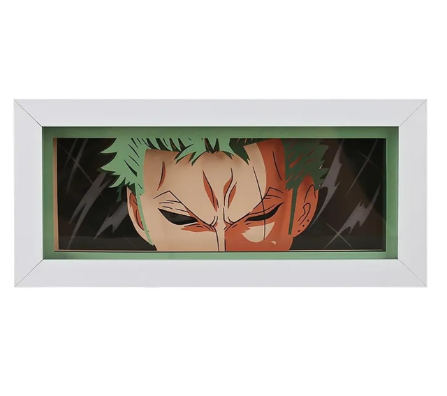 One Piece Zoro Light Box- Anime LED Lamp for Fans