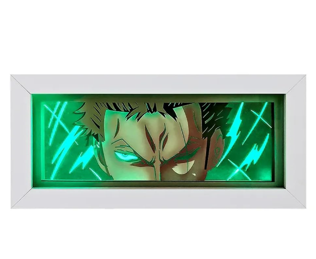 One Piece Zoro Light Box- Anime LED Lamp for Fans