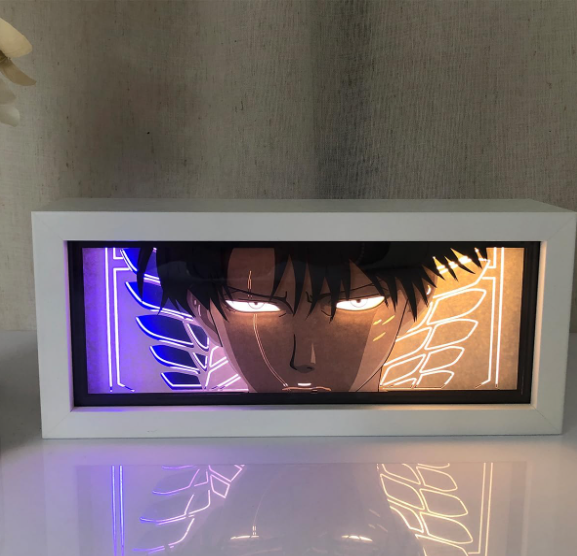 Levi AoT Light Box Anime Lamp
