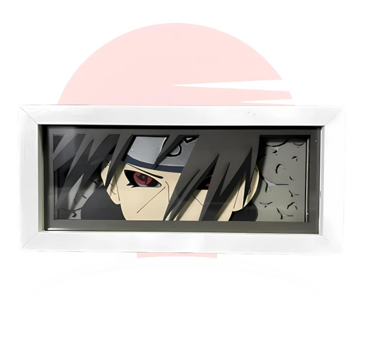 Itachi Uchiha Light Box Uchiha Itachi 3D Lamp Box 23CM Light Lamp Night Light Anime Merchandise