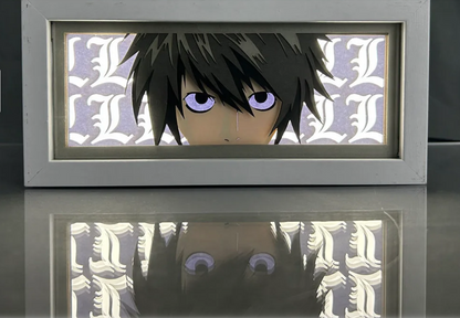 Death Note L Illuminated Light Box – Anime Character LED Night Light