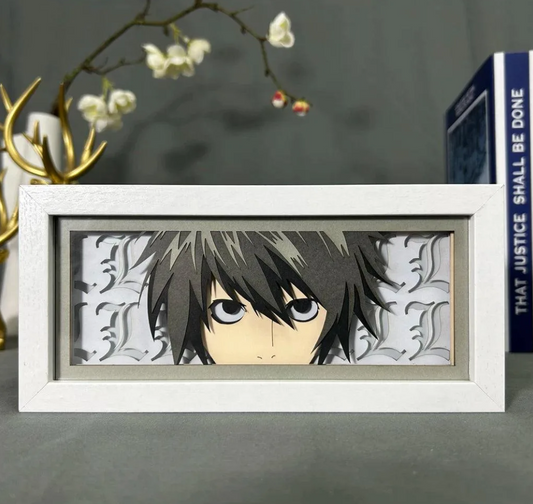 Death Note L Illuminated Light Box – Anime Character LED Night Light