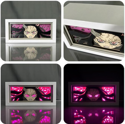 Anime Lamp Kamado Nezuko Figure for RGB Light Led Light 16-Color Changing Anime
