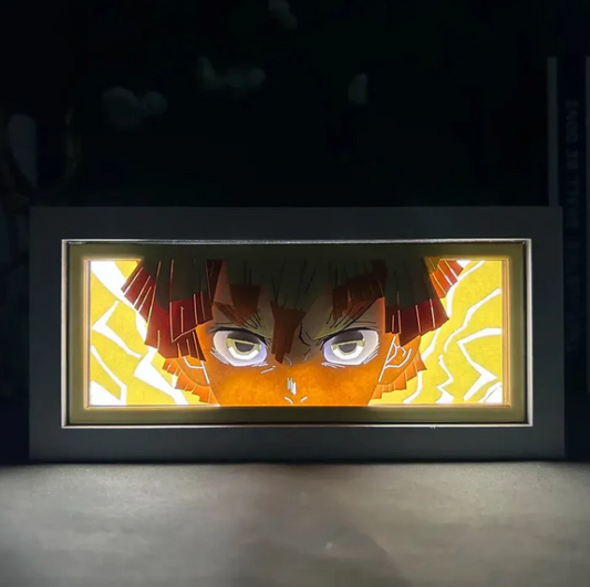 Demon Slayer Zenitsu Anime Light Box Lamp