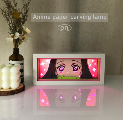 Nezuko Shadow Box Light