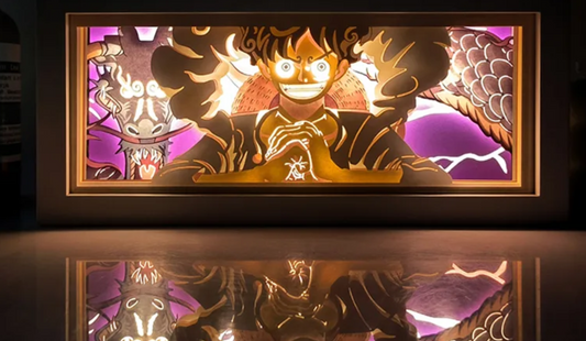 One Piece Luffy Light Box – 3D Anime LED Lamp | Anime Room Decor