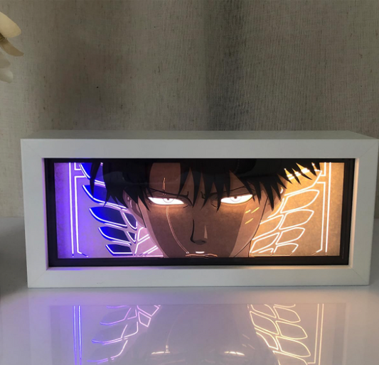 Levi AoT Light Box Anime Lamp