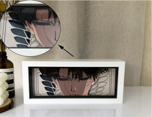 Levi AoT Light Box Anime Lamp