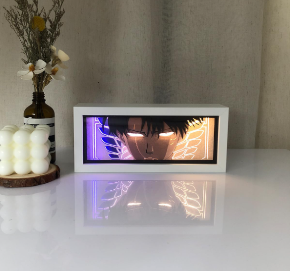 Levi AoT Light Box Anime Lamp