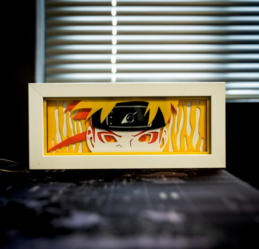 ARTIFYM2M Naruto Anime 3D Shadow/Light Box Night Lamp | Power Source: Direct Adapte