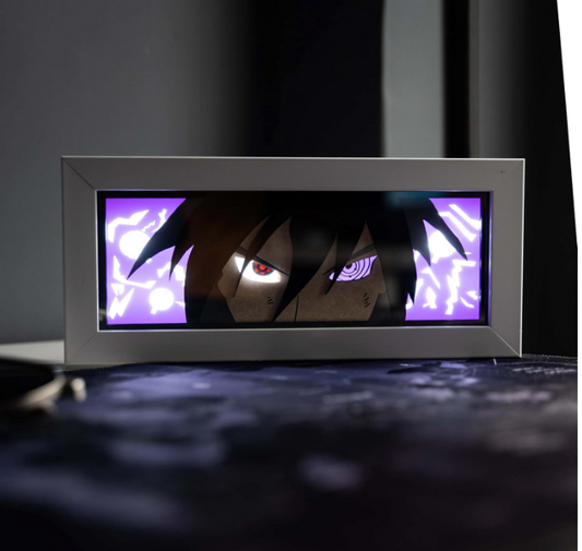 Sasuke Uchiha Anime 3D Shadow/Light Box Night Lamp